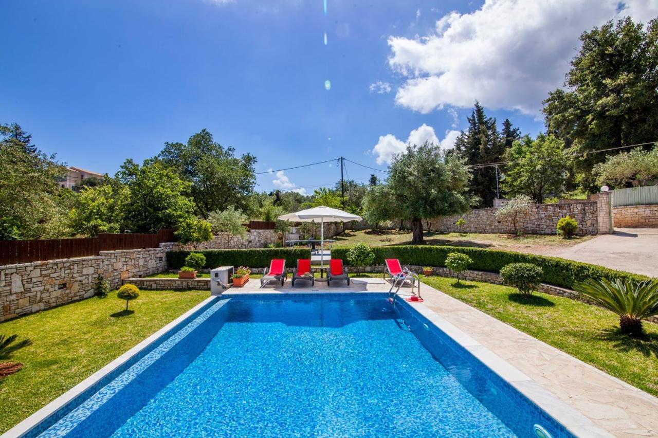 Villa Himara By Villa Plus Kassiopi Bagian luar foto